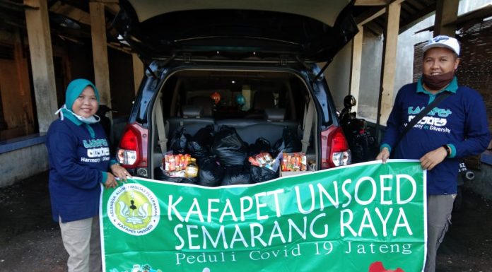 Kafapet Unsoed Bantu Masyarakat Terdampak COVID-19