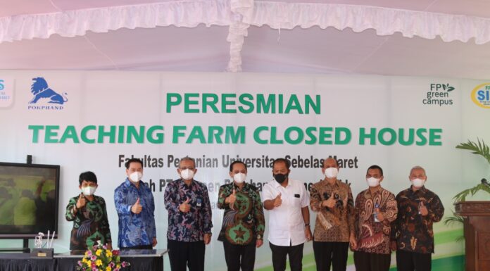 Kolaborasi antara CPI dan UNS melahirkan Teaching Farm Closed House