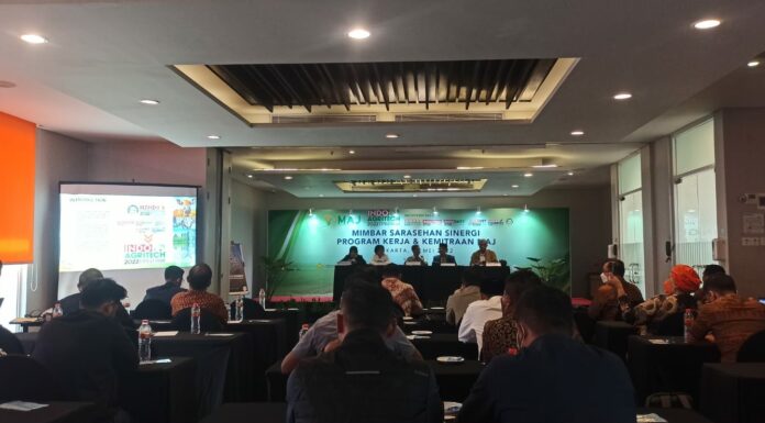 Acara pre-launch Indo Agritech yang digelar bersama Indo Livestock dan pameran lainnya.