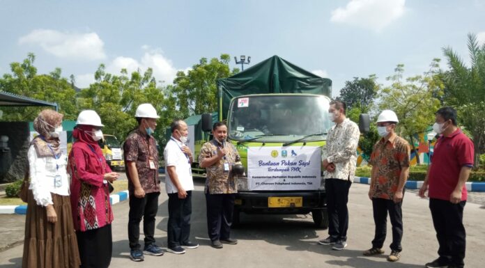 Bantuan berupa konsentrat adalah bantuan yang sangat dibutuhkan oleh peternak. Sebab, kalau ternak sudah terjangkit PMK, maka ternak tidak bisa makan rumput dan lain - lain.
