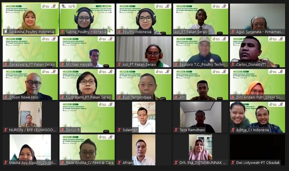 Pakan Serasi dan Bedson S.A. Selenggarakan Webinar Mikotoksin