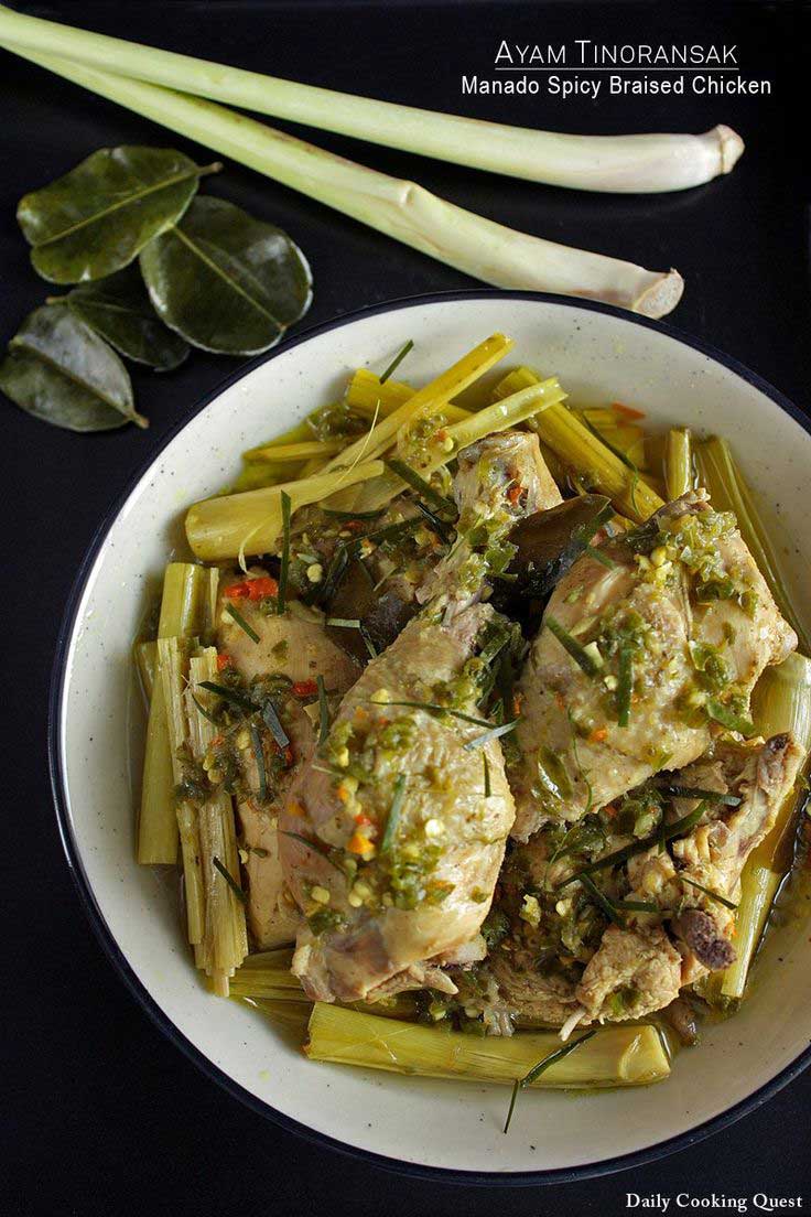 Menikmati Sensasi Pedas Ayam Tinoransak khas Manado