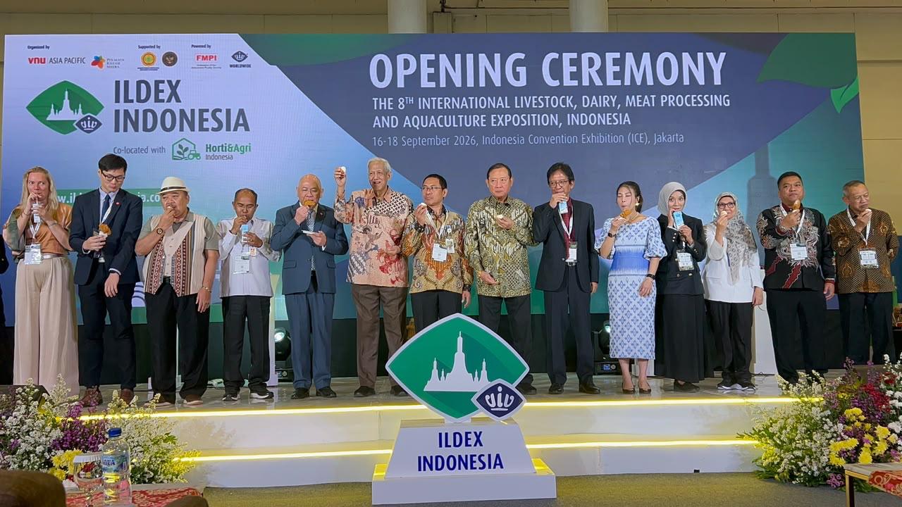 ILDEX Indonesia 2026 Resmi Dibuka, Dorong Teknologi, Investasi, dan Hilirisasi Peternakan